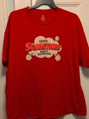 Cookin' Somethin' Matty Matheson Red Graphic Tee XXXL